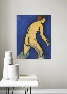 Henri Matisse, Bather 1909., uramljena slika dimenzije 40x50cm