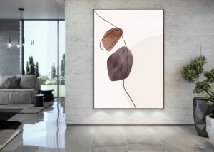 Ioopi1, uramljena slika 70x100cm