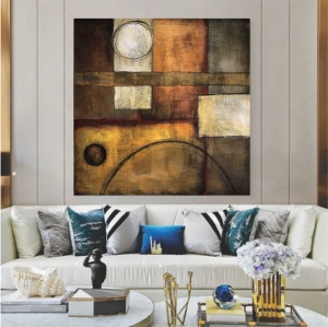 Katoni 1, uramljena slika 70x70cm