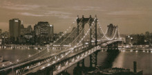 Njujork skyline, uramljena slika 50 x 100 cm