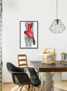 Rada, uramljena slika 50x70cm