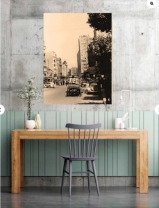 stari Beograd terazije 1940., uramljena slika 30x40cm i 40x50cm