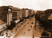 stari Beograd, terazije 1952., uramljena slika 30x40cm i 40x50cm