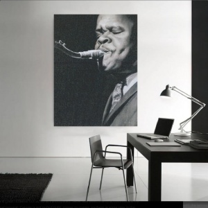 Bluz, uramljena slika 60x80cm