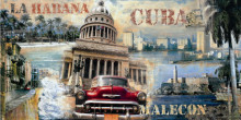 La Habana Cuba, uramljena slika 30x70cm i 50x100cm
