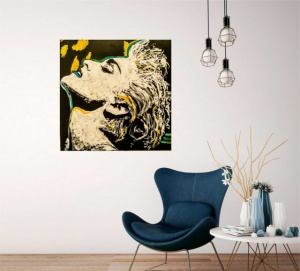 Madonna, uramljena slika 30x30cm i 50x50cm