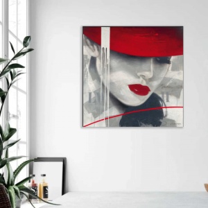 Olivia, uramljena slika 70x70cm