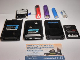 rezervne baterije punjive za radiostanice veze ,i lampe ,lasere i ostalo LiJon