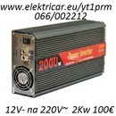 inverteri napona pretvaraci sa 12v ili 24v na 220v naizmenicne sinus struje