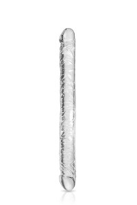 Fleksibilni Dupli Dildo 34cm | Pure Jelly Crystall