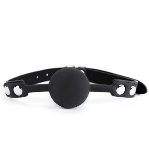 Kugla za usta | Black silicone ball gag