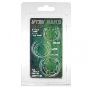 Set od 3 prstena | Stay Hard - Three Rings