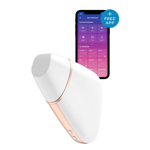 Stimulator klitorisa aplikacija | SATISFYER LOVE TRIANGLE WHITE