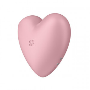 Stimulator klitorisa Srce | SATISFYER CUTIE HEART LIGHT RED