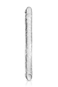 Fleksibilni Dupli Dildo 44cm | Pure Jelly Crystall