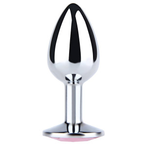 Mali metalni analni dildo sa belim dijamantom | Size S