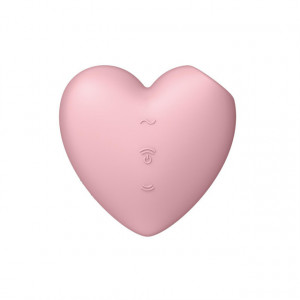Stimulator klitorisa Srce | SATISFYER CUTIE HEART LIGHT RED