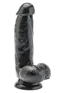 Crni dildo 15cm | Black Dildo 6 inch with Balls