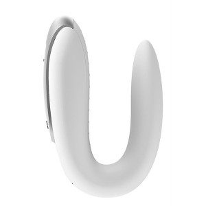 Vibrator za parove sa bežičnim daljinskim | SATISFYER DOUBLE FUN WHITE