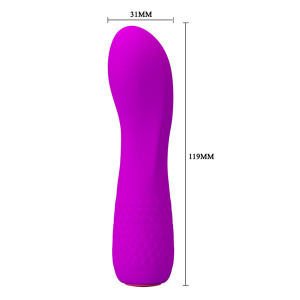 Ljubičasti silikonski vibrator