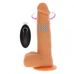Rotirajući Dildo sa Bežičnim Daljinskim | Rotating Beads Vibrating Dildo