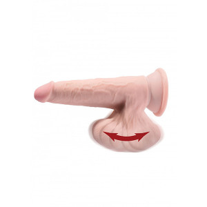 3D Dildo | Dildo sa realističnim testisima 8in