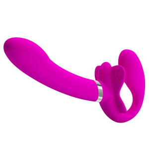 Dupli vibrirajući strap on | Valerie