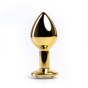 Metalni analni dildo sa cirkonom