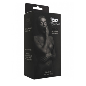 Kugla za usta | Black silicone ball gag