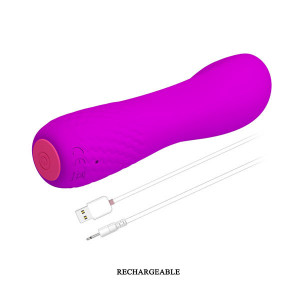 Ljubičasti silikonski vibrator