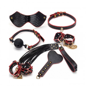Luksuzni Sado Mazo Set | Black Luxury Bondage Set