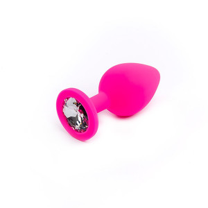 Silikonski analni dildo | roze