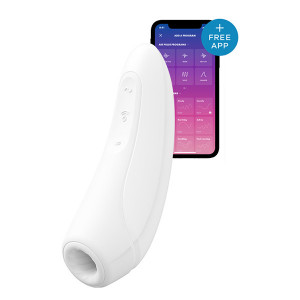 Stimulator klitorisa aplikacija | SATISFYER CURVY1+ WHITE