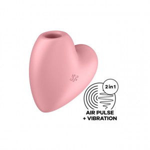 Stimulator klitorisa Srce | SATISFYER CUTIE HEART LIGHT RED