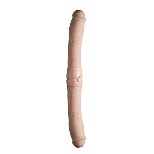 Dupli vibrator | 15INCH VIBRATING DOUBLE DONG FLESH