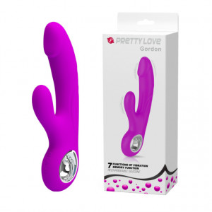 Ljubičasti vibrator sa dodatnom stimulacijom klitorisa | PL Gordon