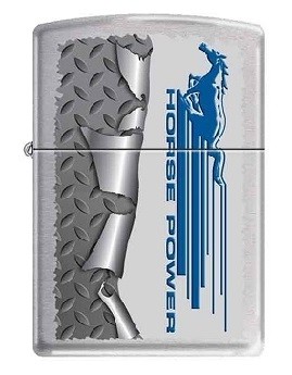 Зажигалка Zippo 200 Ford Mustang Rolled Diamondplate