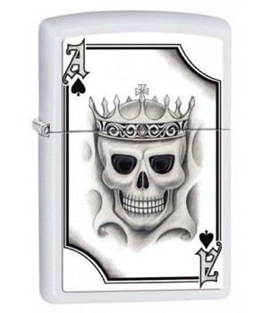 Зажигалка Zippo 214 Skull Ace Of Spades