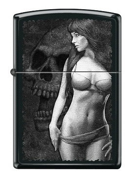 Зажигалка Zippo 41537 Woman stone skull