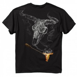 Футболка Buckwear Smoke Bull Skull