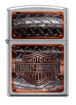 Зажигалка Zippo 1698 Harley Davidson-Logo Diamond Plate