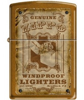 Зажигалка Zippo 3385 Windproofs Toffee Finish