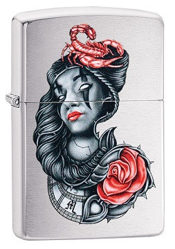 Зажигалка Zippo 49112 Stylized Tattoo Design