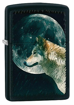 Зажигалка Zippo Wolf and Moon