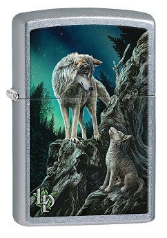 Зажигалка Zippo 80088 Lisa Parker Wolf with Cub
