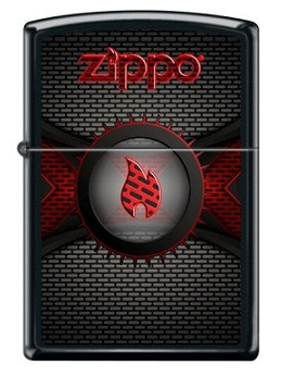 Зажигалка Zippo Brick Wall Red Flame Logo