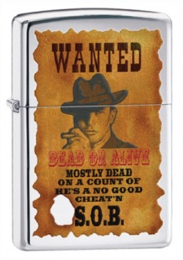 Зажигалка Zippo 28289 Wanted Poster