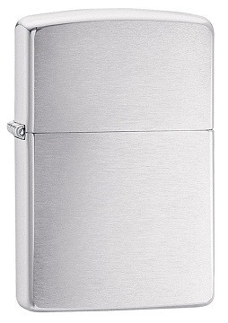 Зажигалка Zippo 200 Brushed Chrome