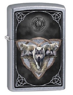 Зажигалка Zippo 79263 Anne Stokes Three Wolves