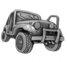 Пряжка Jeep Wrangler Off Road Silver